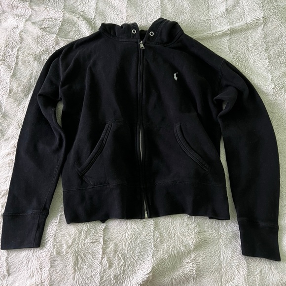 (Size XS) Polo Ralph Lauren zip-up jacket, black - Picture 5 of 5